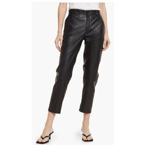 AG Caden Crop Faux Leather Pants-NWT